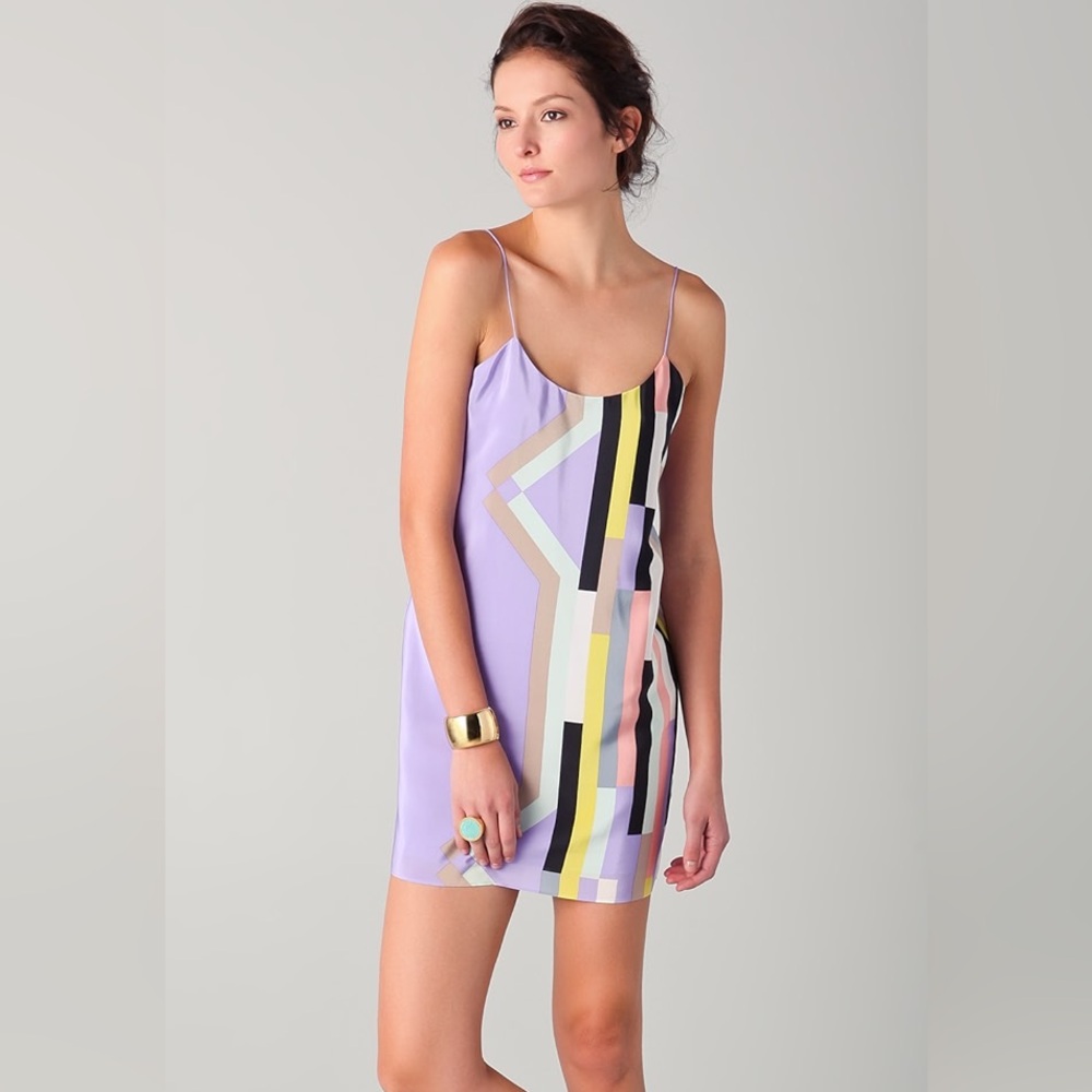 Tibi Silk Mini Dress Size